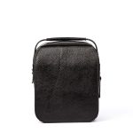 کیف دوشی چرم طبیعی دتار (طرح فلوتر - رنگ مشکی) - تصویر 3