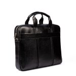 کیف اداری/لپ‌تاپ چرم طبیعی دتار چرم(طرح فلوتر - رنگ مشکی) - تصویر 4