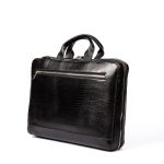 کیف اداری چرم طبیعی دتار  (طرح لیزارد - رنگ مشکی) - تصویر 2