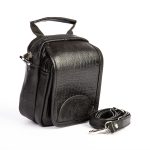 کیف دوشی مردانه چرم طبیعی دتار (طرح لیزارد - رنگ مشکی) - تصویر 4